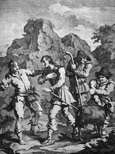 Cervantes, Don Quixote / Engr.by Hogarth de William Hogarth