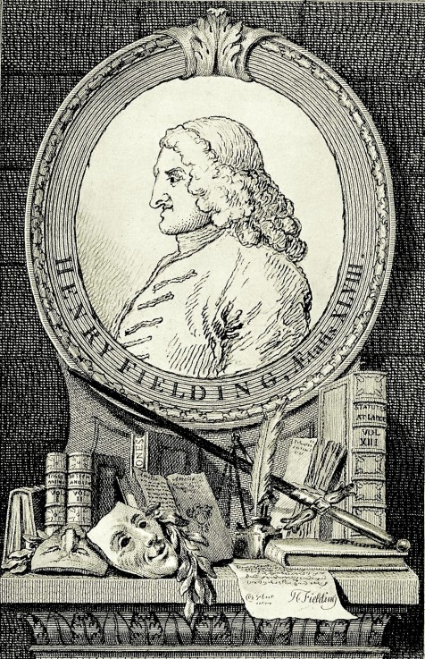 Portrait of the novelist and playwright Henry Fielding (1707-1754) de William Hogarth