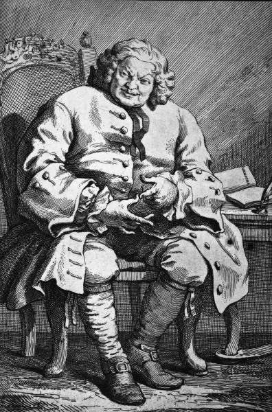 Simon Lord Lovat/ Etching/ Hogarth/ 1746 de William Hogarth
