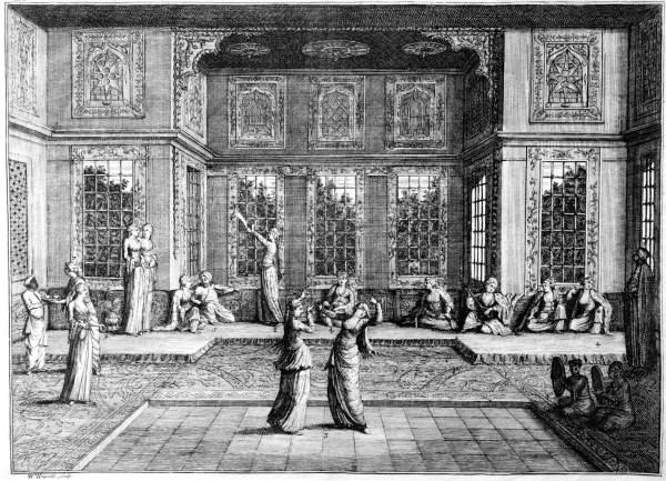 W.Hogarth, Ansicht eines türk. Salons de William Hogarth