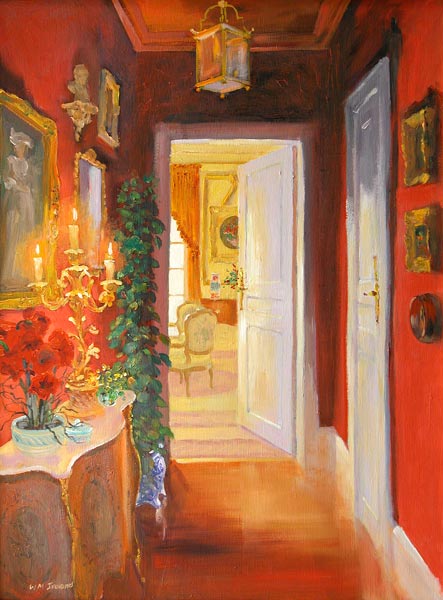 Candelabra, 2003 (oil on board)  de William  Ireland