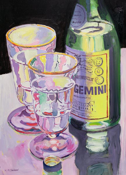 Gemini, 2005 (oil on board)  de William  Ireland