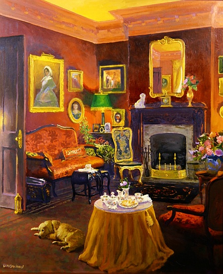 Red Room (Victorian Style) de William  Ireland