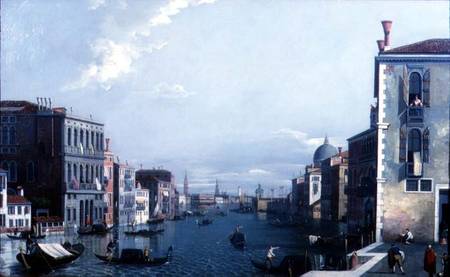 The Grand Canal looking towards the Dogana and the Doge's Palace de William James