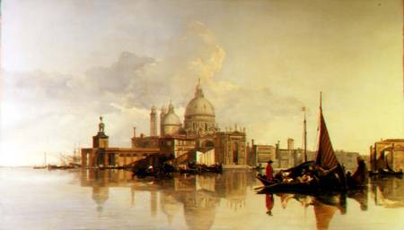 Venice with the Dogana and the Church of S. Maria de William James Muller