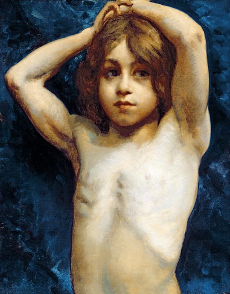 Study of a Young Boy de William John Wainwright
