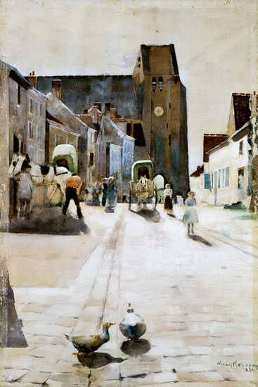 The Main Street, Grez-sur-Loing de William Kennedy