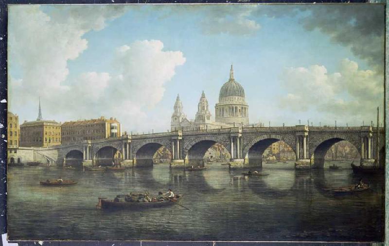 London, look on Blackfriars bridge and pieces of P de William Marlow