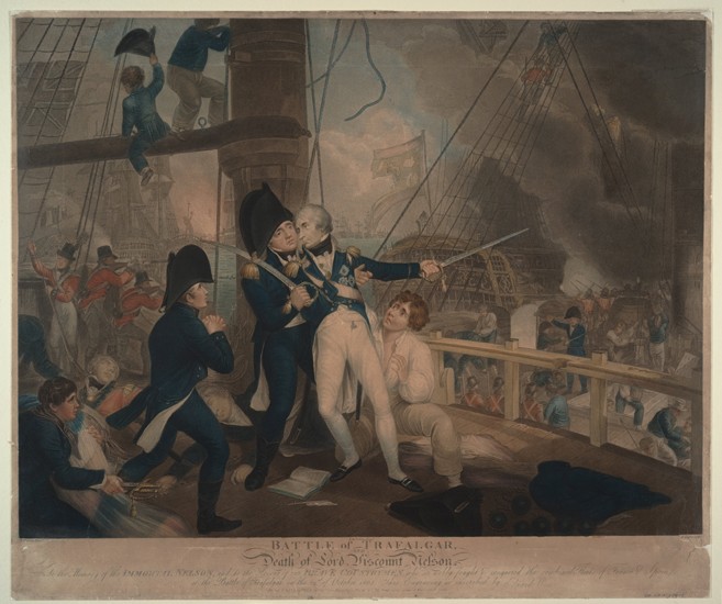 The Battle of Trafalgar and the Death of Nelson de William Marshall Craig