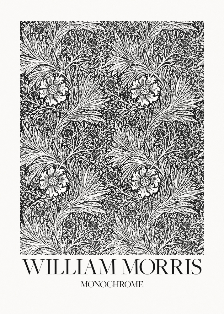 Marigold Monochrome de William  Morris