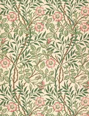 'Sweet Briar' design for wallpaper, printed by John Henry Dearle (1860-1932) 1917 de William  Morris