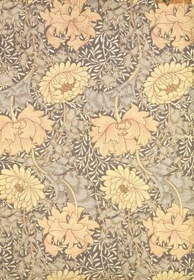 'Chrysanthemum' wallpaper design, 1876