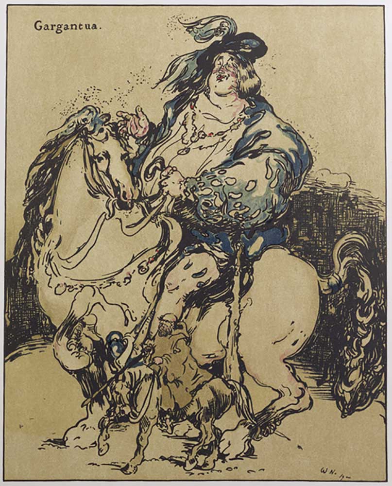 Gargantua, illustration from Characters of Romance, first published 1900 de William Nicholson