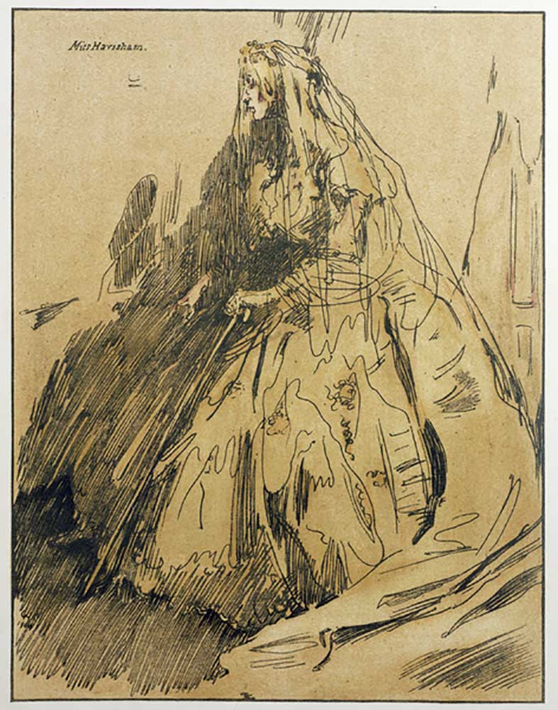 Miss Havisham, illustration from Characters of Romance, first published 1900 de William Nicholson