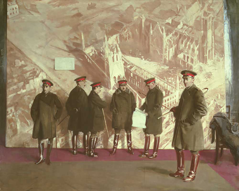 Canadian Headquarters Staff, 1918 de William Nicholson