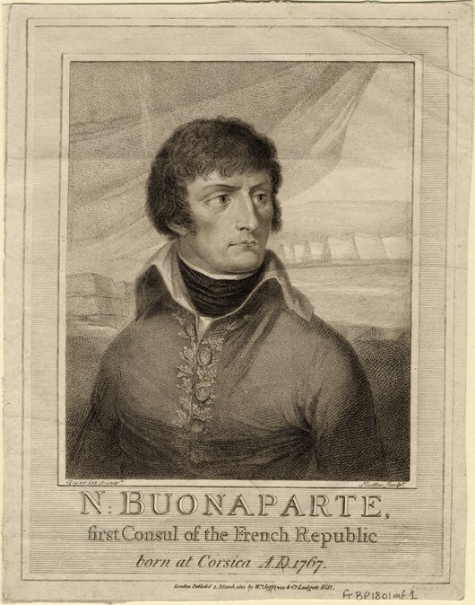Napoleon Bonaparte as First Consul of France de William Nutter