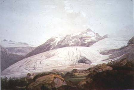 Rhone Glacier de William Pars