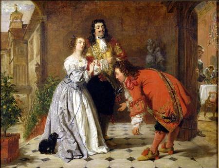 Scene from Moliere's 'The Would-be Gentleman' de William Powel Frith