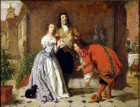 Scene from Moliere's 'The Would-be Gentleman'