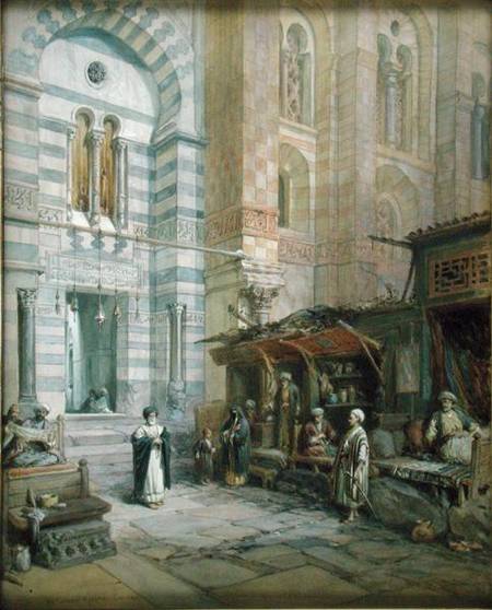 The Maristan or Mosque-Hospital of Kalaun, Cairo de William Simpson