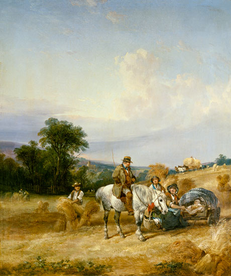 Harvesting Scene de William Snr. Shayer