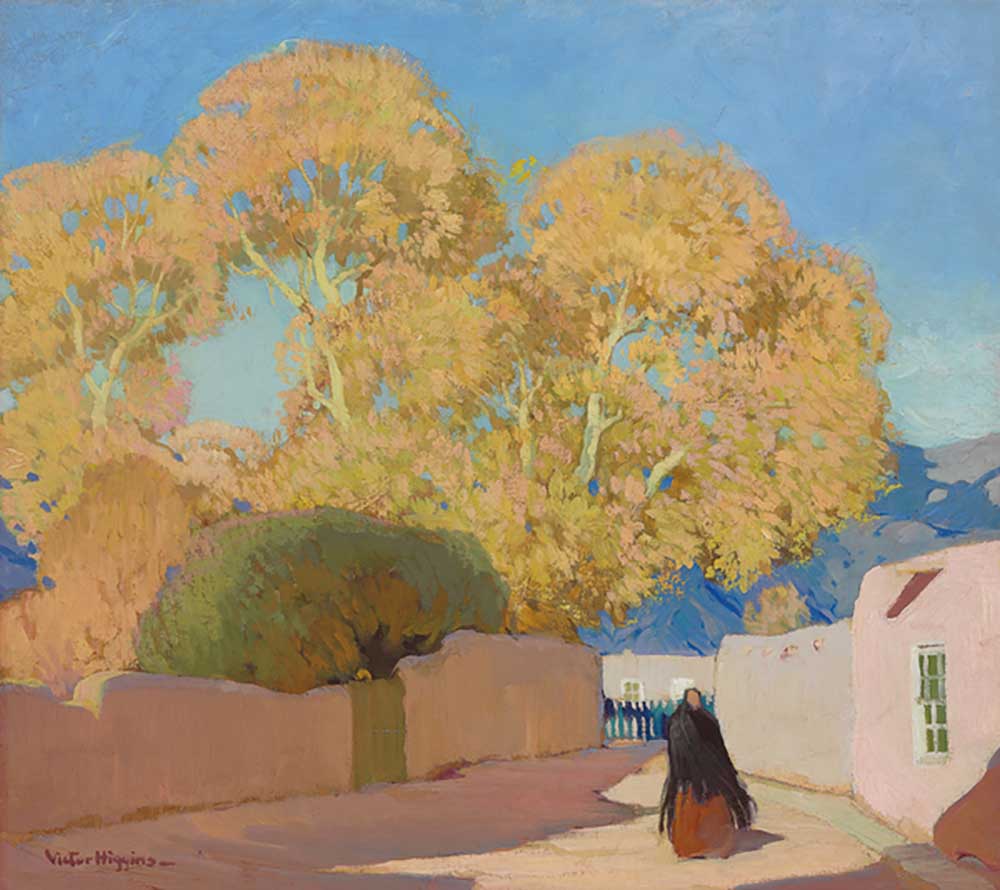 Canyon Drive, Santa Fe, c.1914 de William Victor Higgins