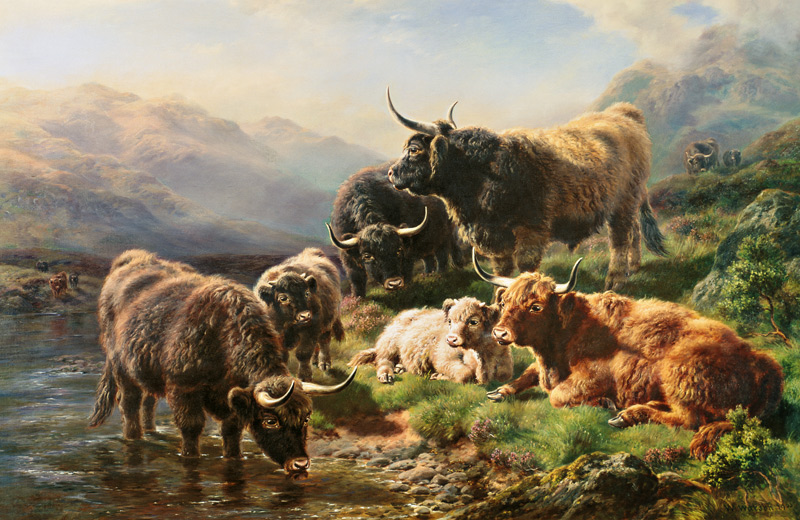 Highland Cattle de William Watson