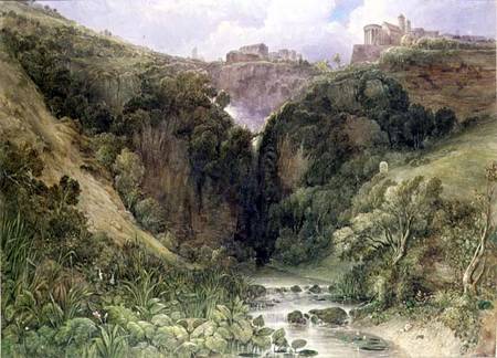 The Falls of Tivoli de William Wyld