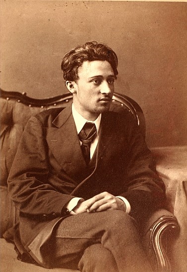 Portrait of the author Vsevolod Mikhailovich Garshin de William Andreevich Carrick