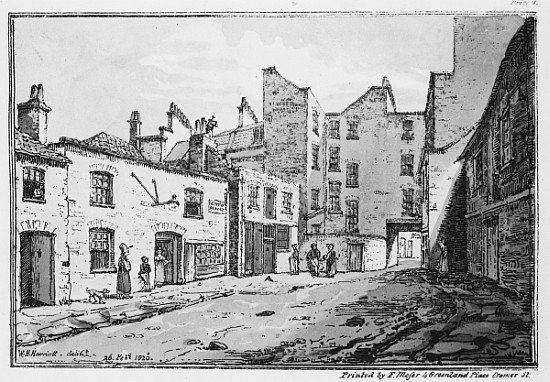 View of Cato Street de William Henry Harriott