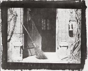 The Open Door, March, 1843 (b/w photo) 