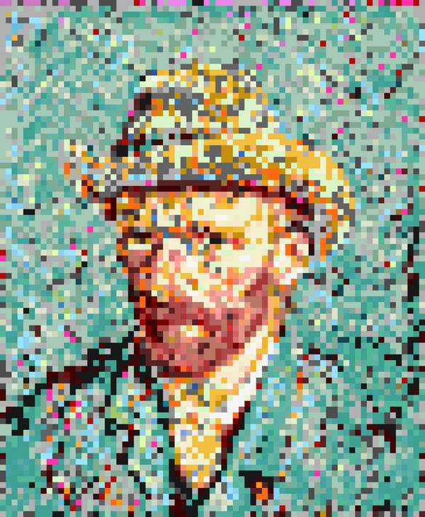  Vincent van Gogh Self-portrait 2 de Wim Heesakkers