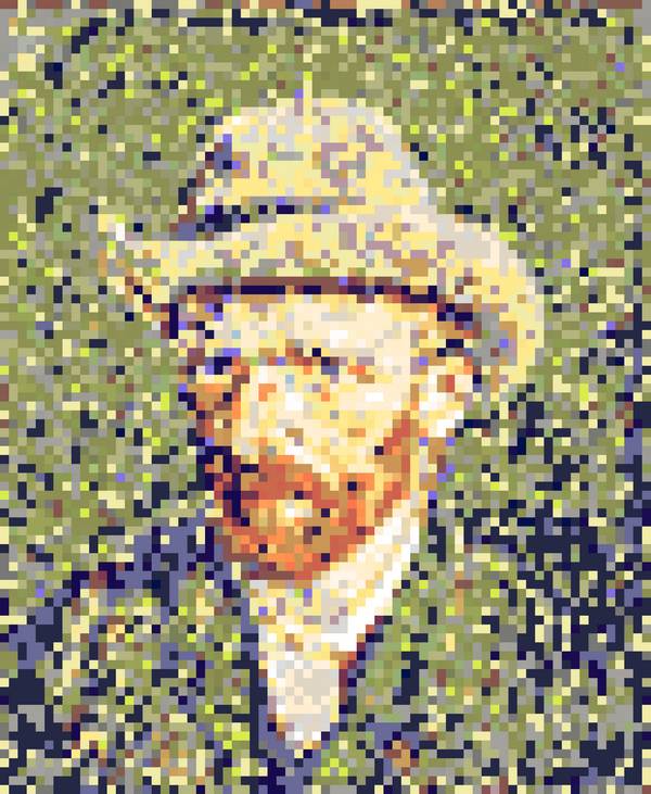 Vincent van Gogh Self-portrait 4 de Wim Heesakkers