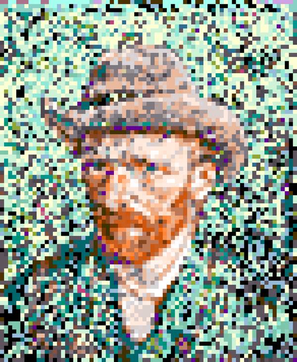 Vincent van Gogh Self-portrait 5 de Wim Heesakkers