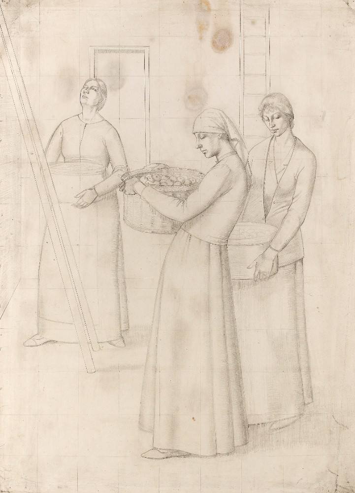 Study for Design for Wall Decoration de Winifred Knights
