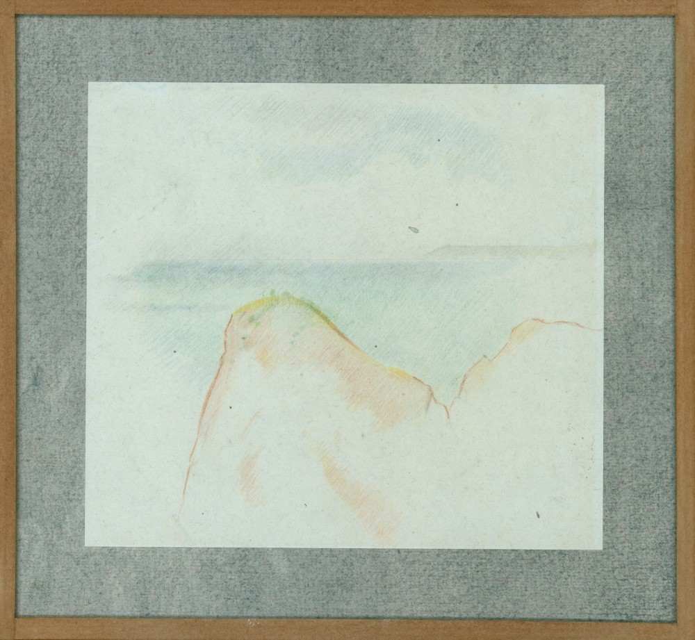 Study of cliff tops de Winifred Knights