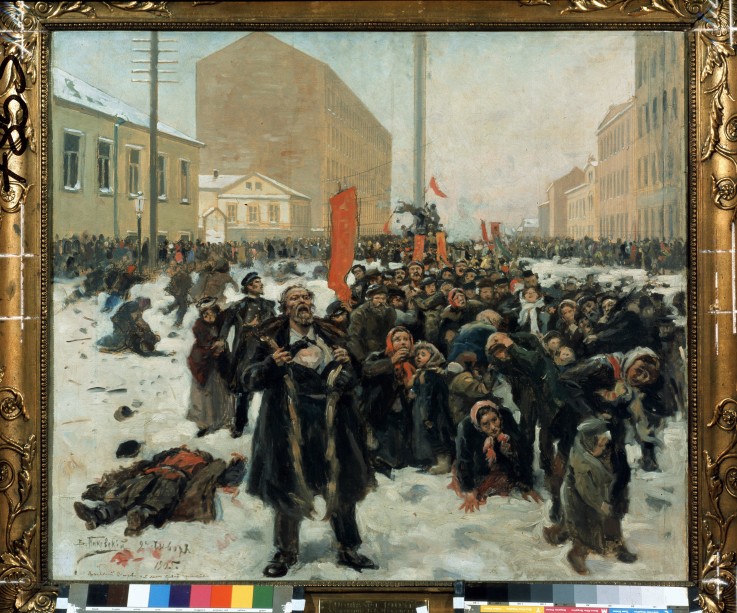 Bloody Sunday (22 January 1905) de Wladimir Jegorowitsch Makowski