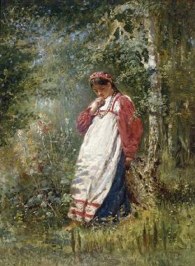 Young Girl in the Wood