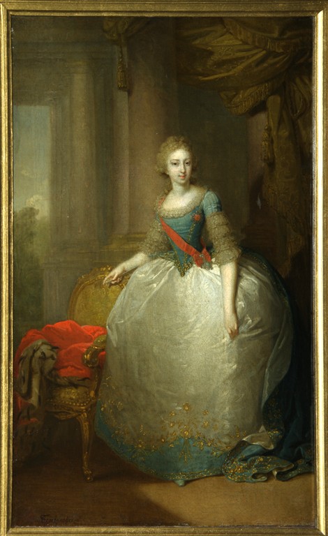 Grand Duchess Elena Pavlovna of Russia (1784-1803) de Wladimir Lukitsch Borowikowski