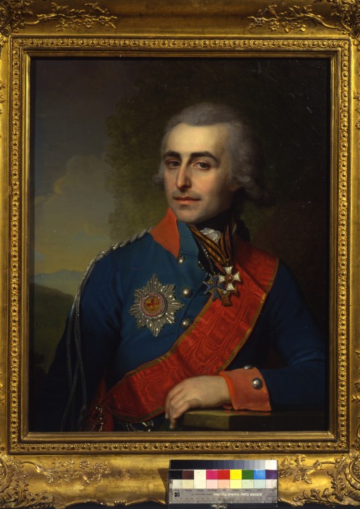 Portrait of the General-aide-de-camp Count Pyotr Tolstoy (1761-1844) de Wladimir Lukitsch Borowikowski