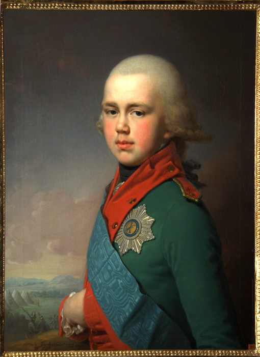 Portrait of Grand Duke Constantine Pavlovich of Russia (1779-1831) de Wladimir Lukitsch Borowikowski