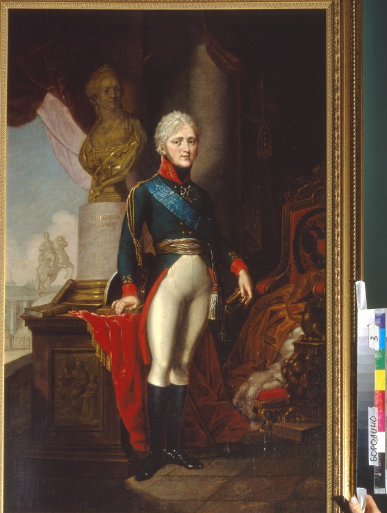 Portrait of Emperor Alexander I (1777-1825) de Wladimir Lukitsch Borowikowski
