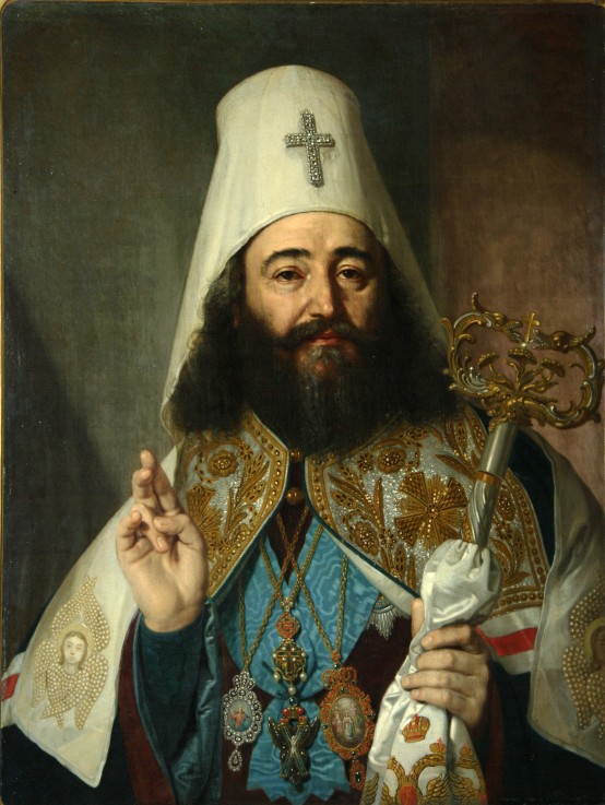 Portrait of Catholicos-Patriarch of All Georgia Anton II (1788-1811) de Wladimir Lukitsch Borowikowski
