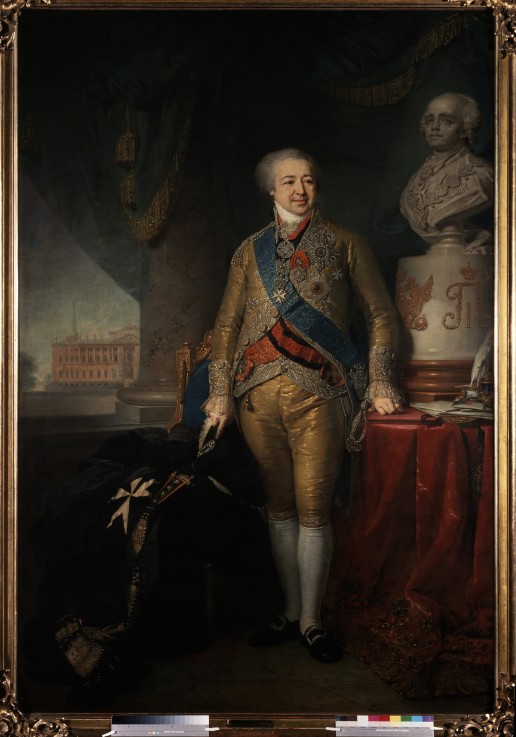 Portrait of the vice-chancellor Prince Alexander Kurakin (1752-1818) de Wladimir Lukitsch Borowikowski