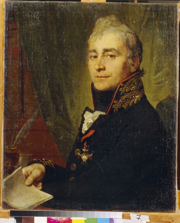 Portrait of Alexander Fedoseyevich Bestuzhev (1761-1810) de Wladimir Lukitsch Borowikowski