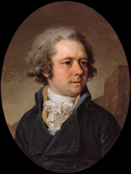 Portrait of the architect Adam Menelaws (1753-1831) de Wladimir Lukitsch Borowikowski