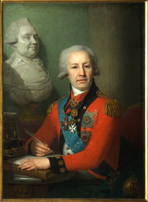 Portrait of baron Alexei Vasilyev de Wladimir Lukitsch Borowikowski