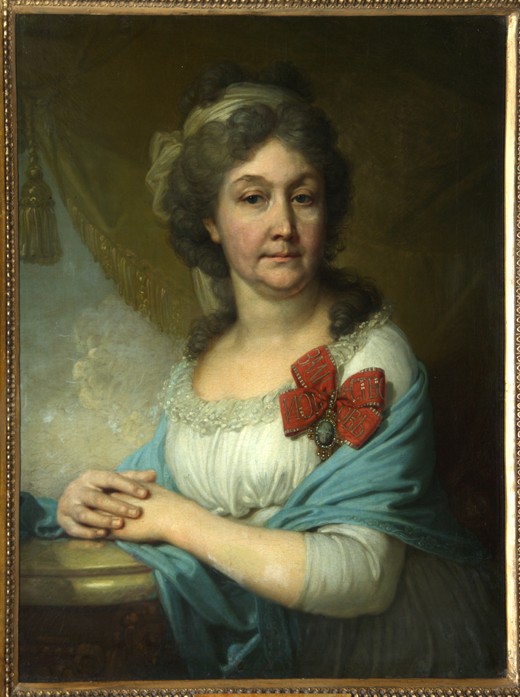 Portrait of baroness Varvara Vasilyeva de Wladimir Lukitsch Borowikowski