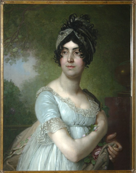 Portrait of Darya Semyonovna Yakovleva de Wladimir Lukitsch Borowikowski