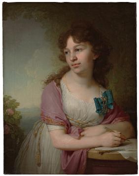 Portrait of Princess Yekaterina Alexeyevna Dolgorukova (1781-1860), née Countess Vasilyeva